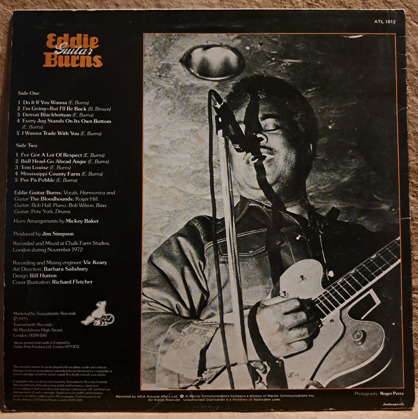 Eddie Burns - Detroit Blackbottom