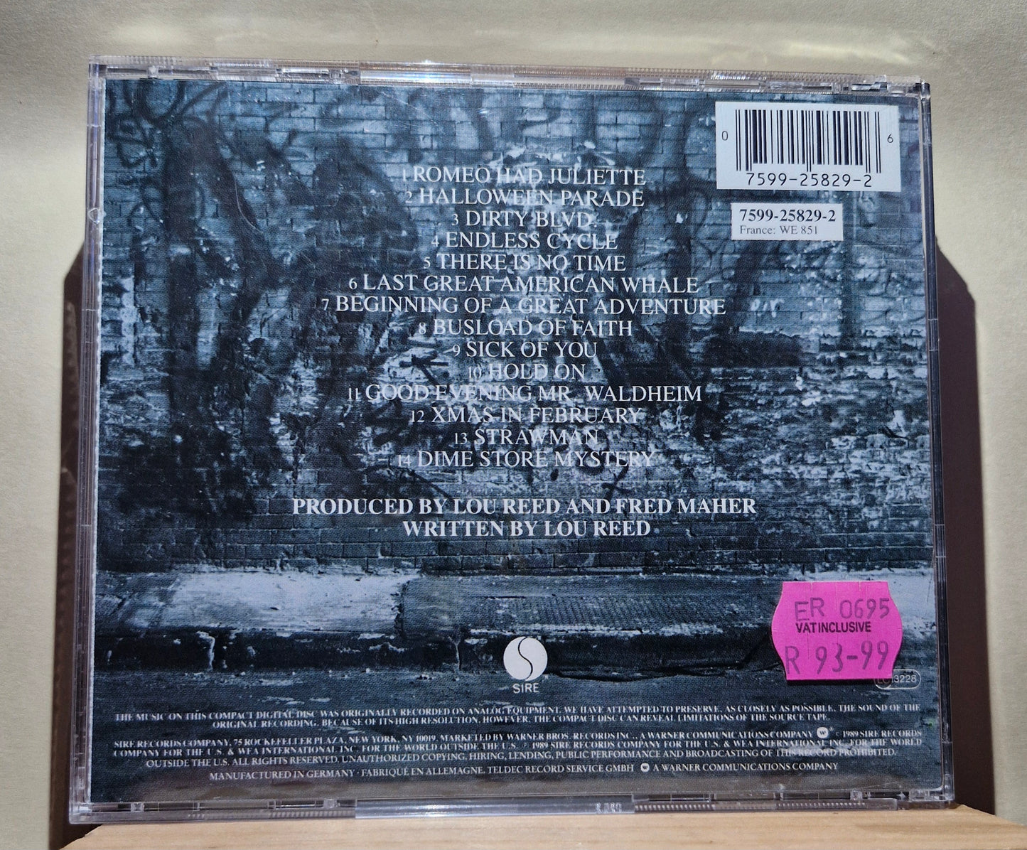 Lou Reed - New York (cd)