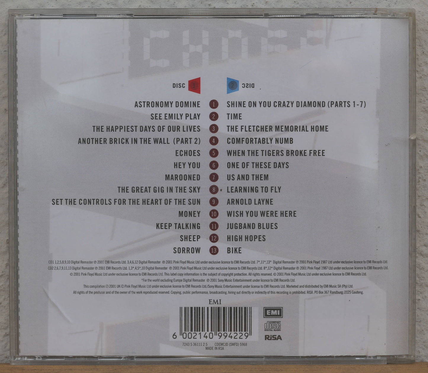 Pink Floyd - Echoes (the best of) cd double disc.