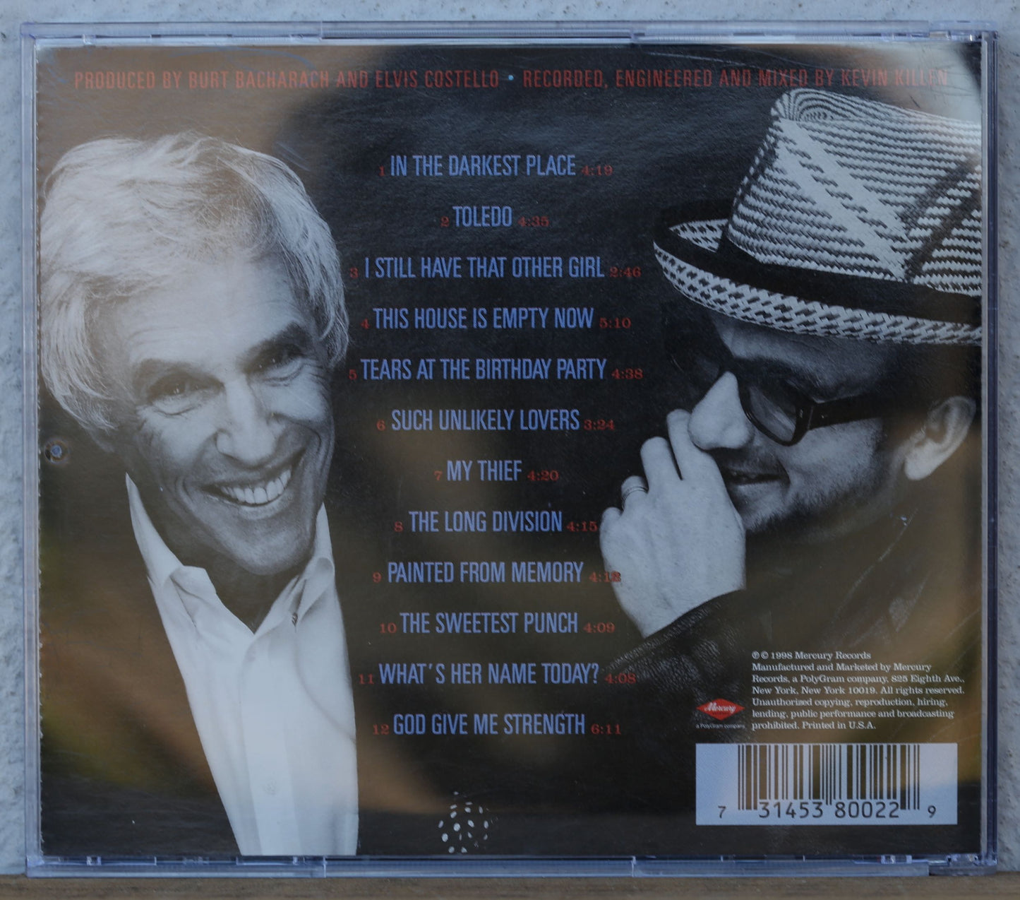Elvis Costello with Burt Bacharach - Painted from memory (cd)