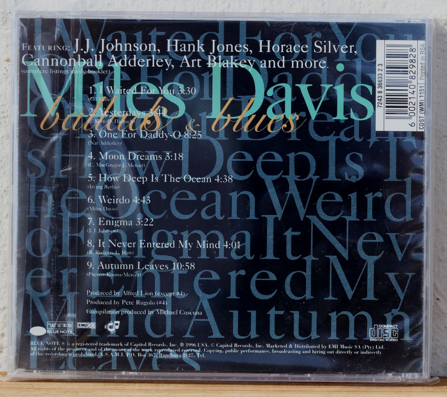 Miles Davis - Ballads & Blues (cd)