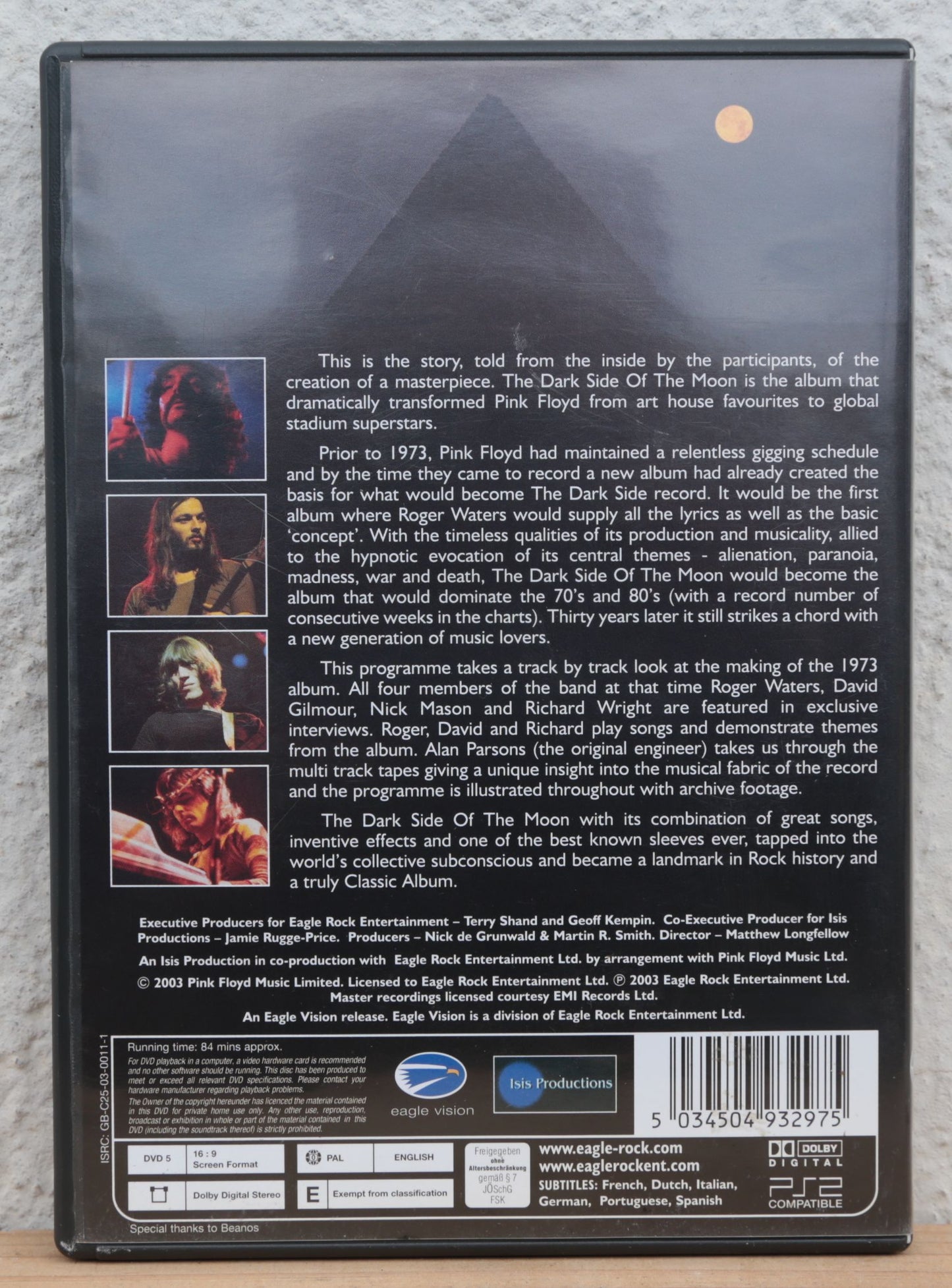 Pink Floyd - The making of Dark Side Of The Moon (dvd)