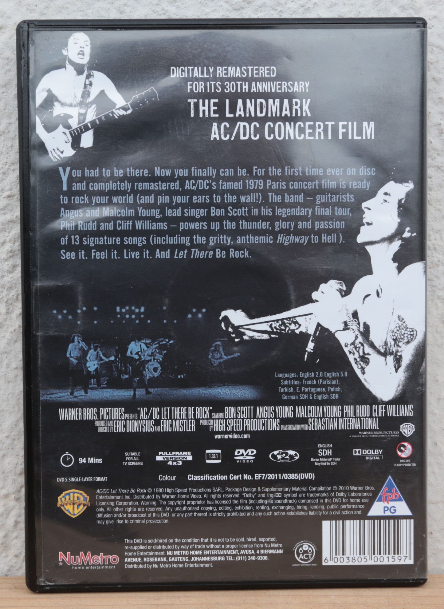 AC/DC - Let there be rock (dvd)