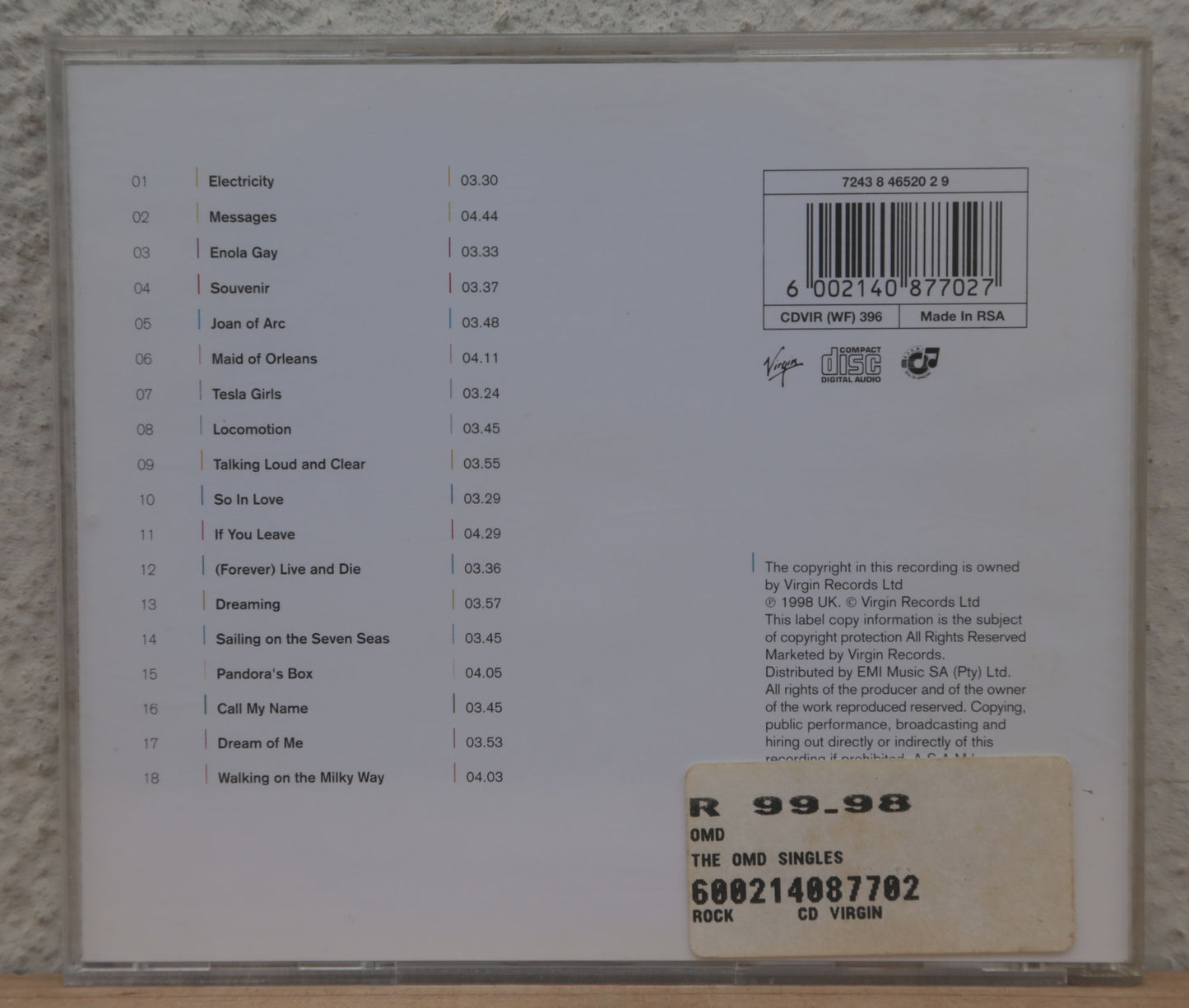 OMD - The Singles (cd)