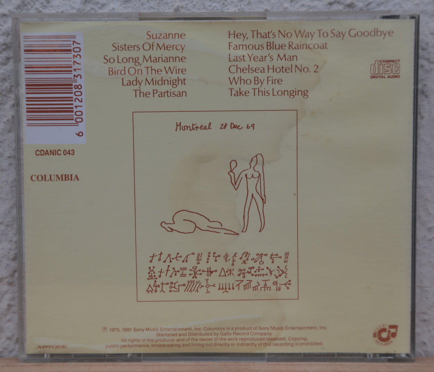 Leonard Cohen - Greatest Hits (cd)