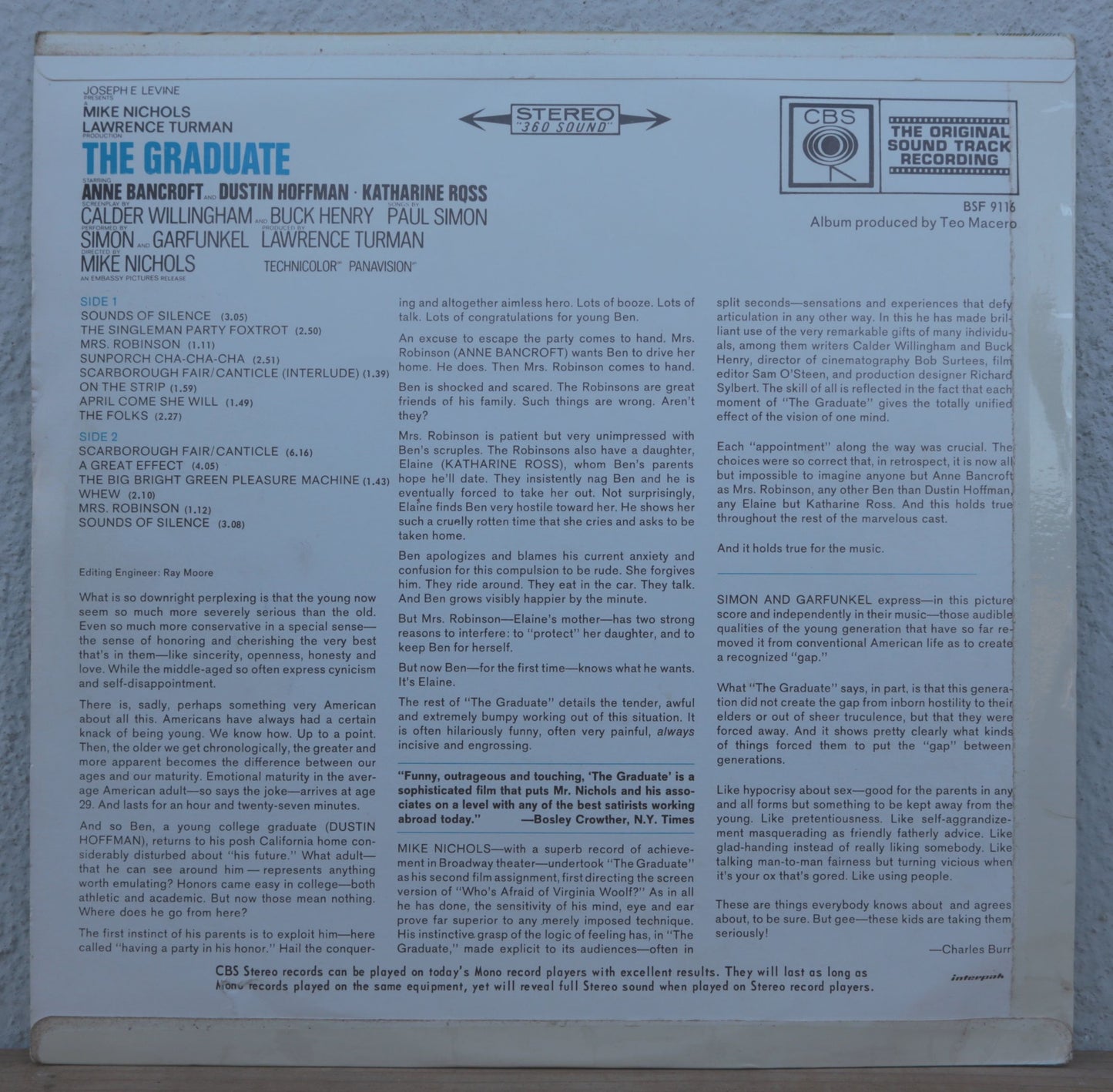 Simon & Garfunkel - The Graduate (motion picture soundtrack)