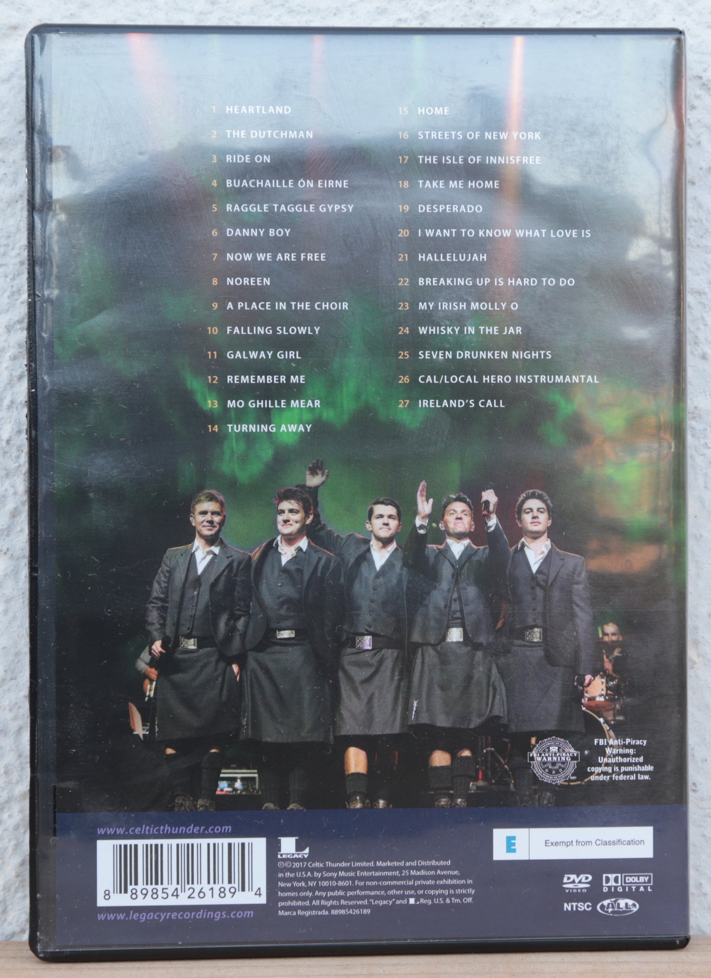 Celtic Thunder - 2016 tour, live (dvd)