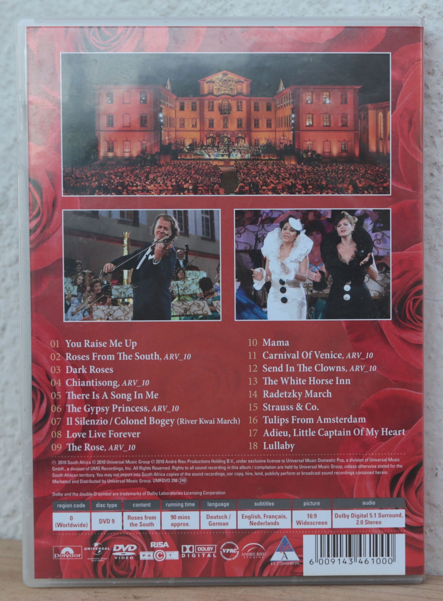 Andre Rieu - Roses from the South (dvd)