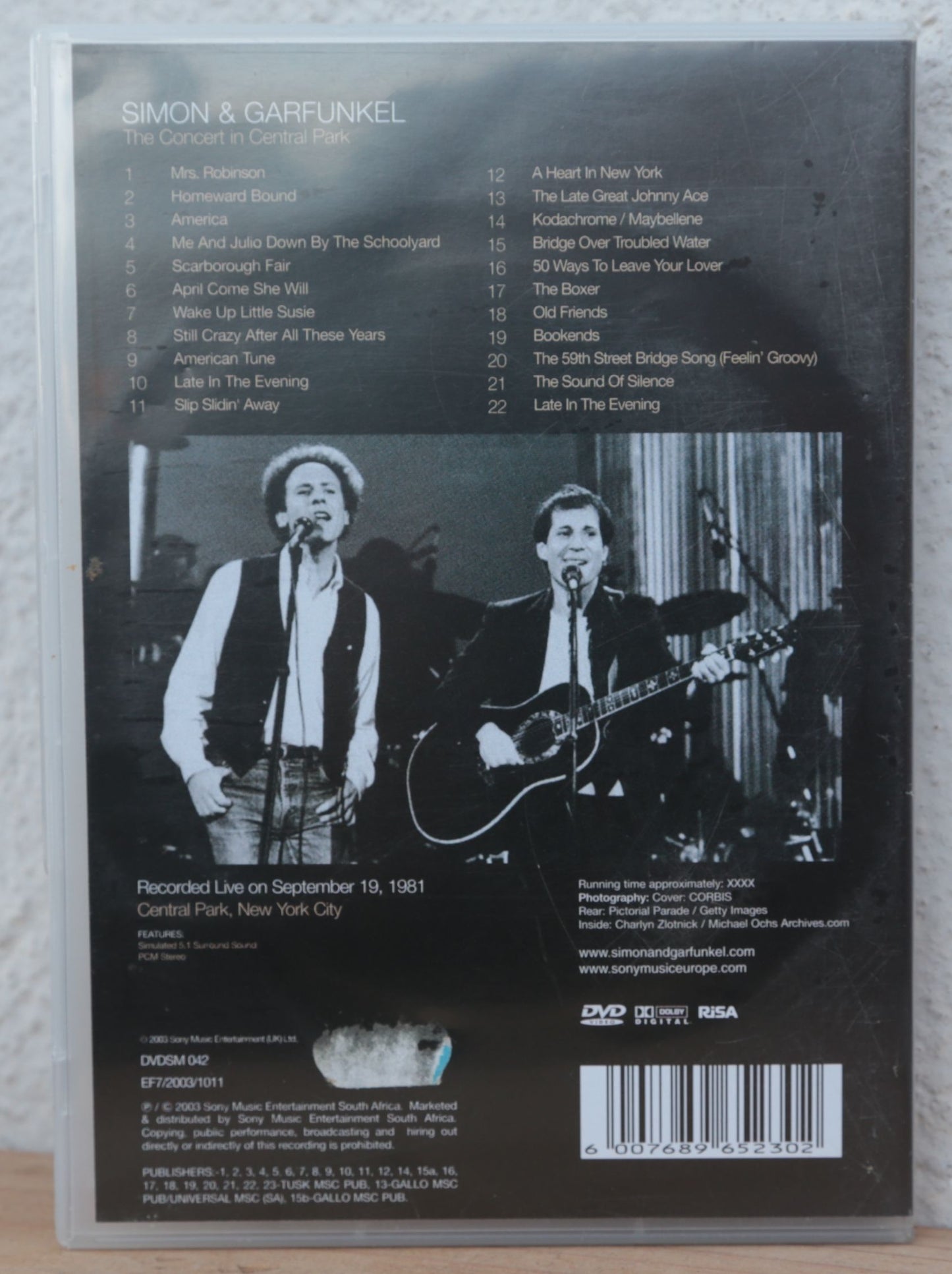 Simon & Garfunkel - The concert in Central Park (dvd)