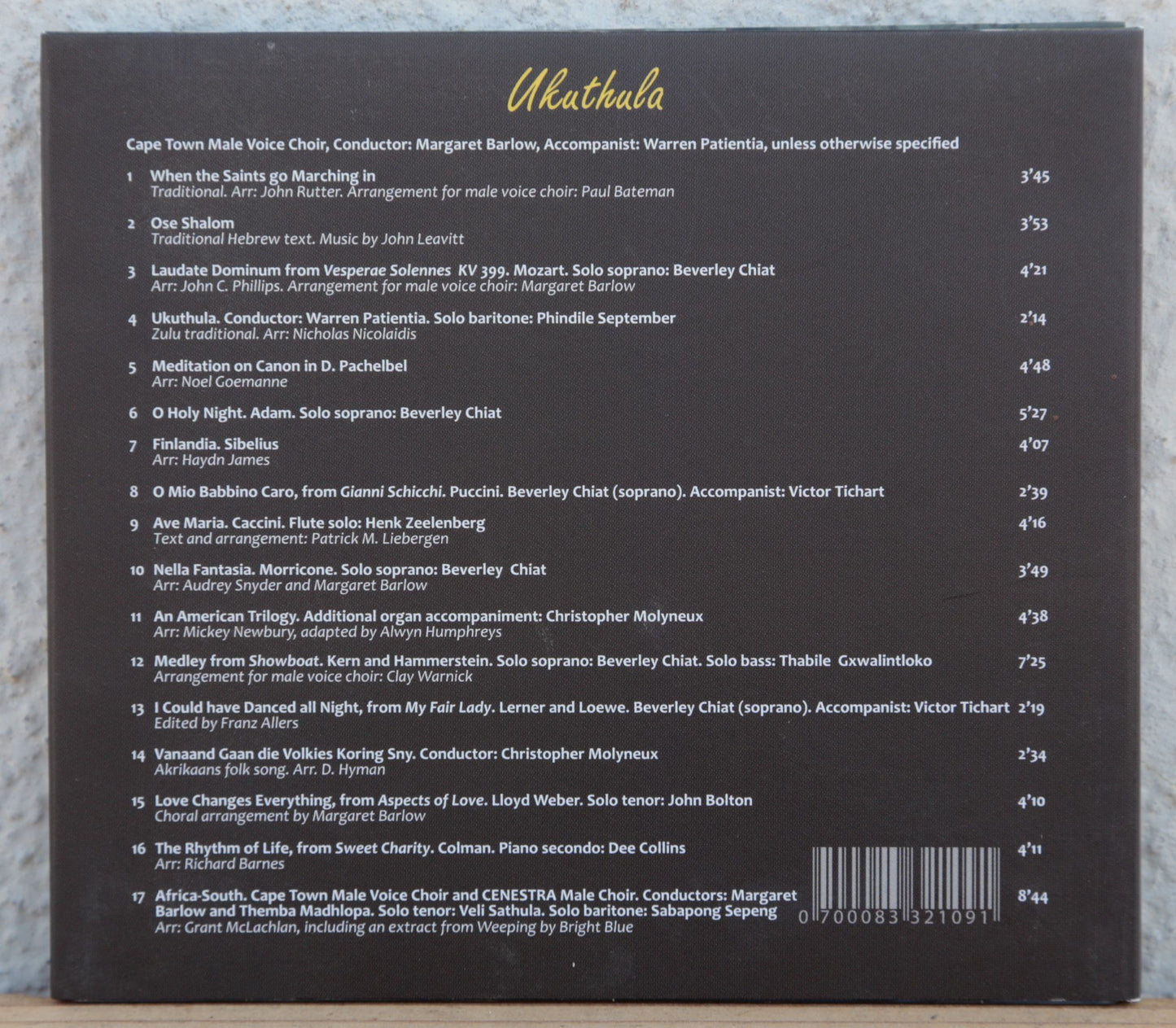 Ukuthula - Men in harmony