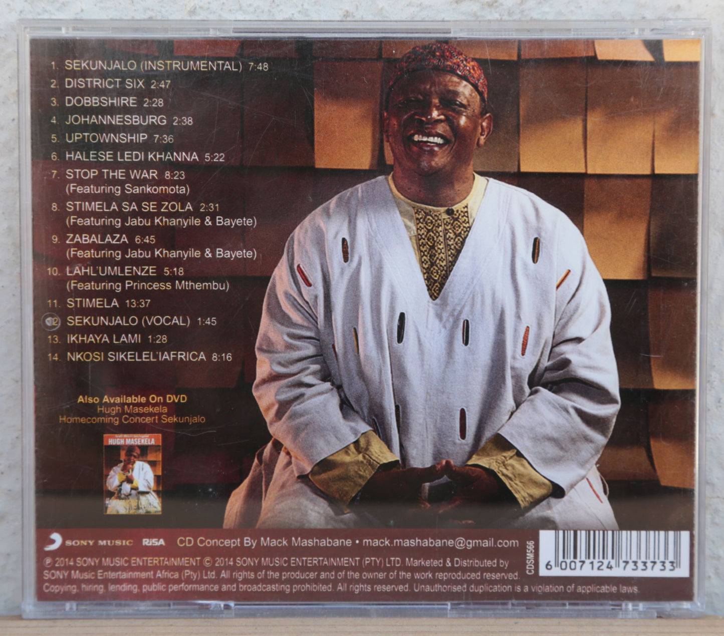 Hugh Masekela - Sekunjalo, live (cd)