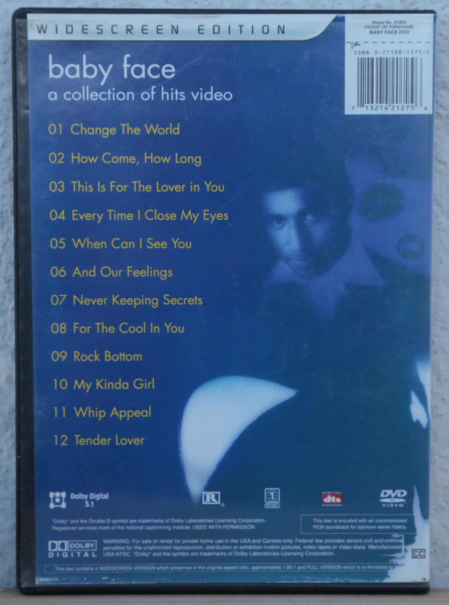 Baby Face - A collection of hits video