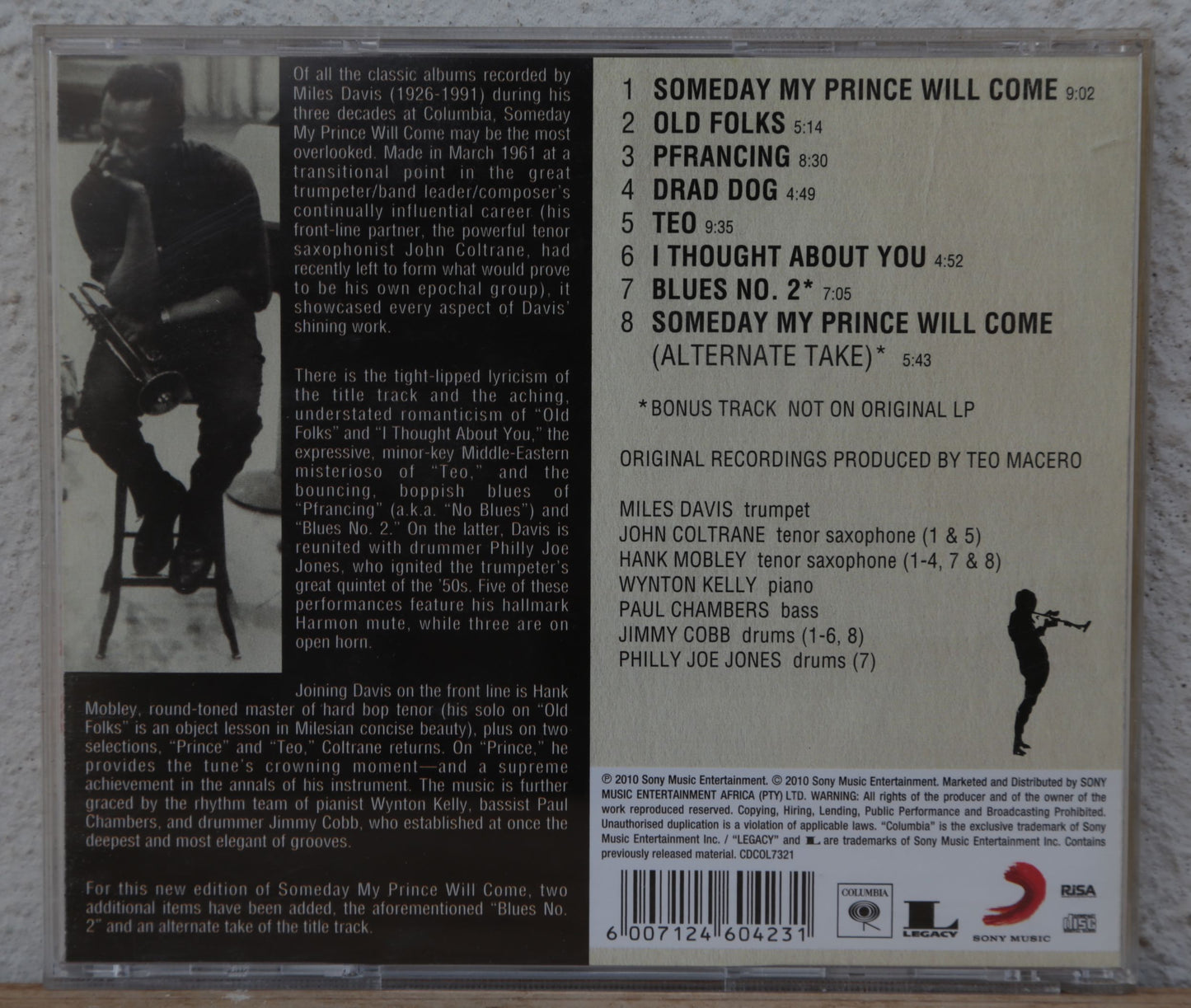 Miles Davis - Someday my prince will come (cd)