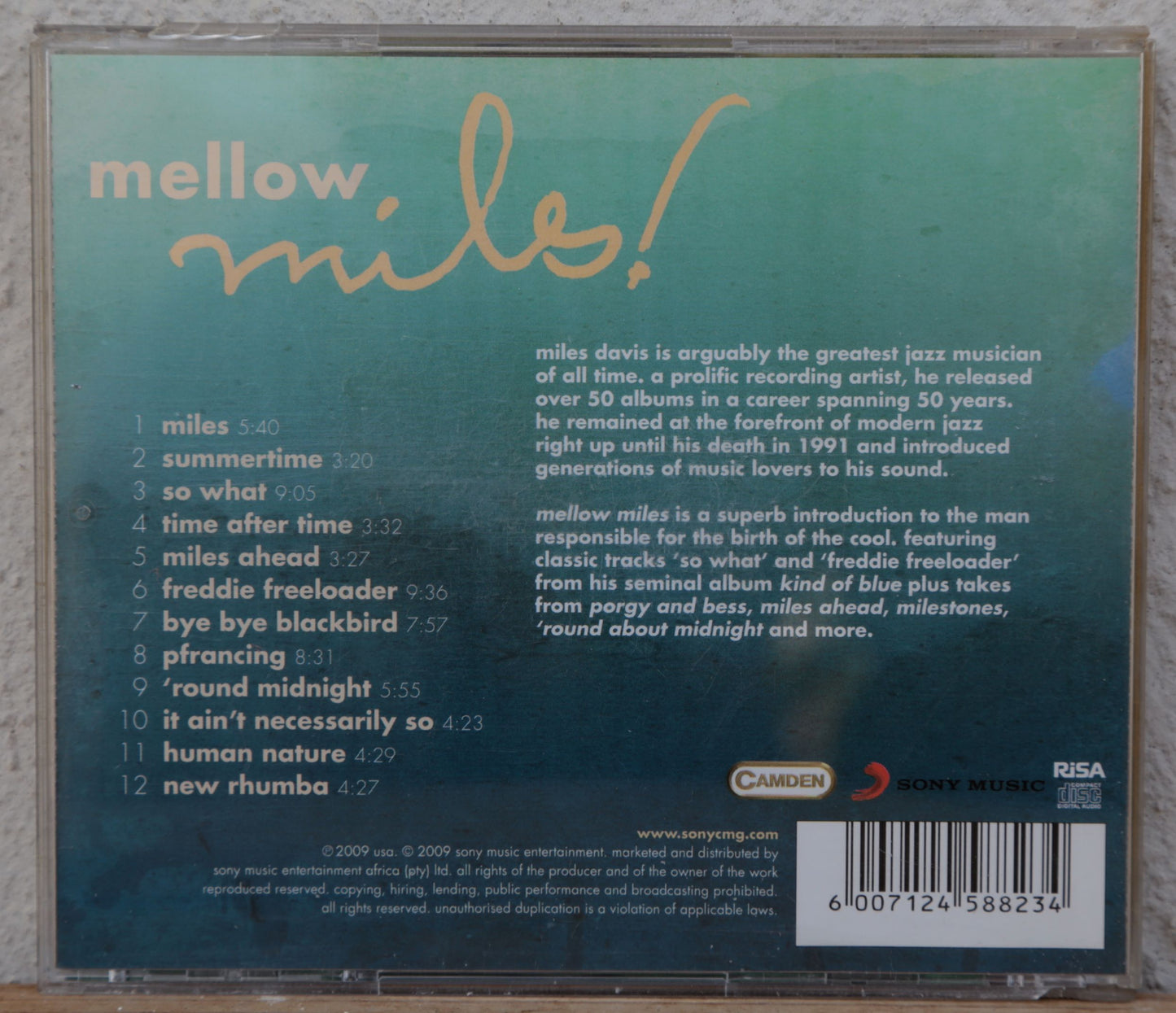 Miles Davis - Mellow Miles (cd)