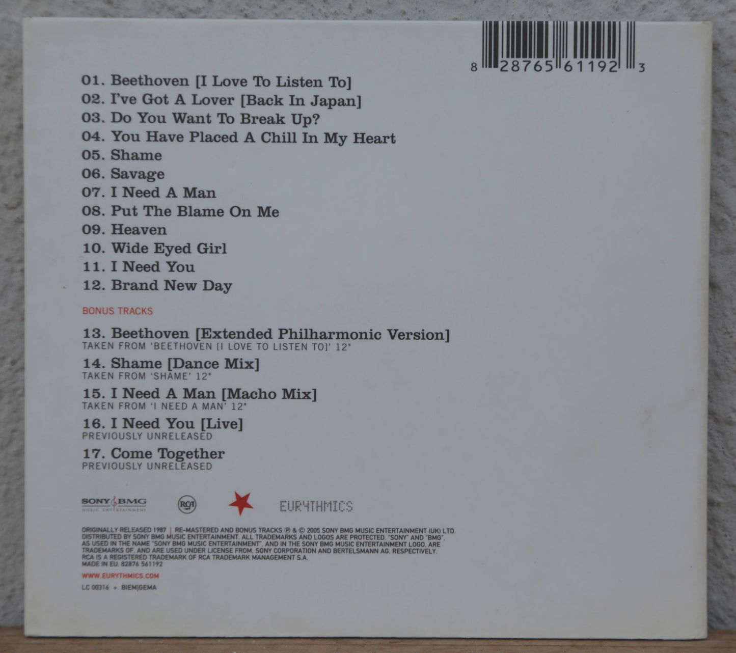 Eurythmics - Savage (special collector's edition) cd