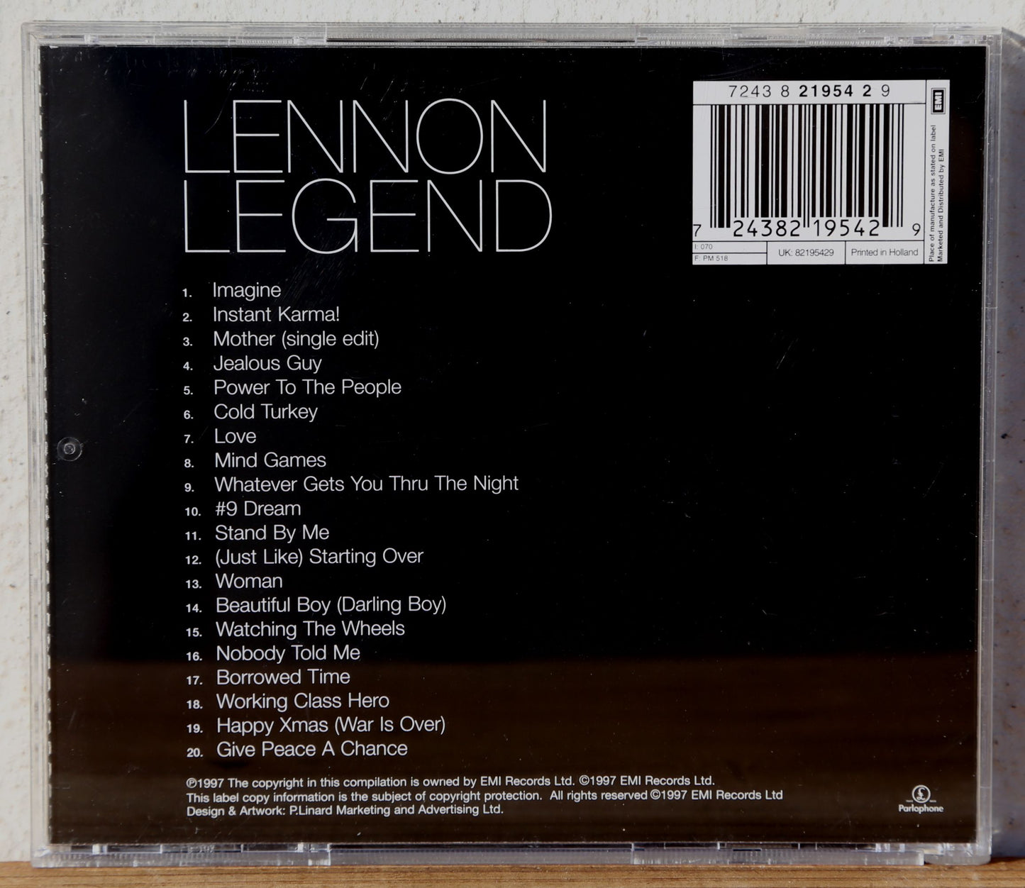 John Lennon - Lennon Legend (The very best of John lennon) cd