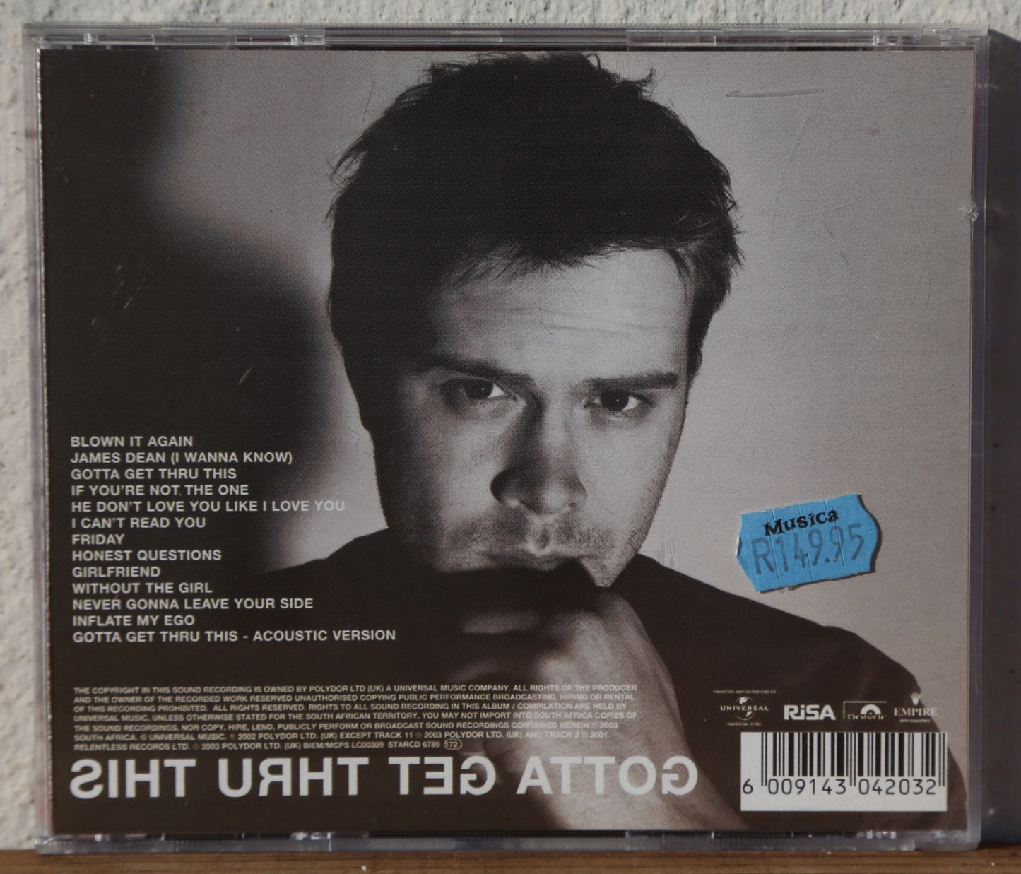 Daniel Bedingfield - Gotta get thru this (cd)