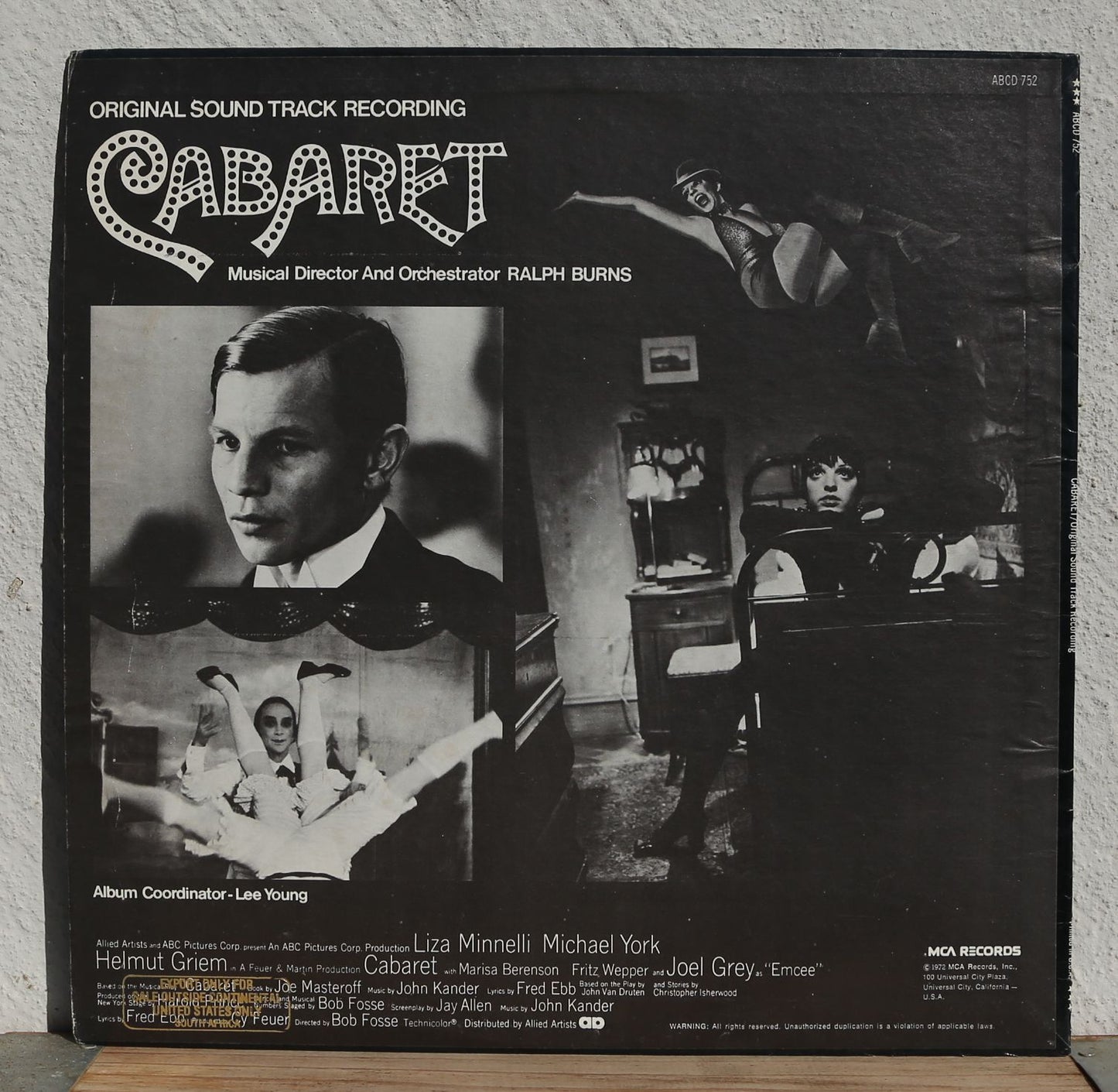 Cabaret - Original sound track recording