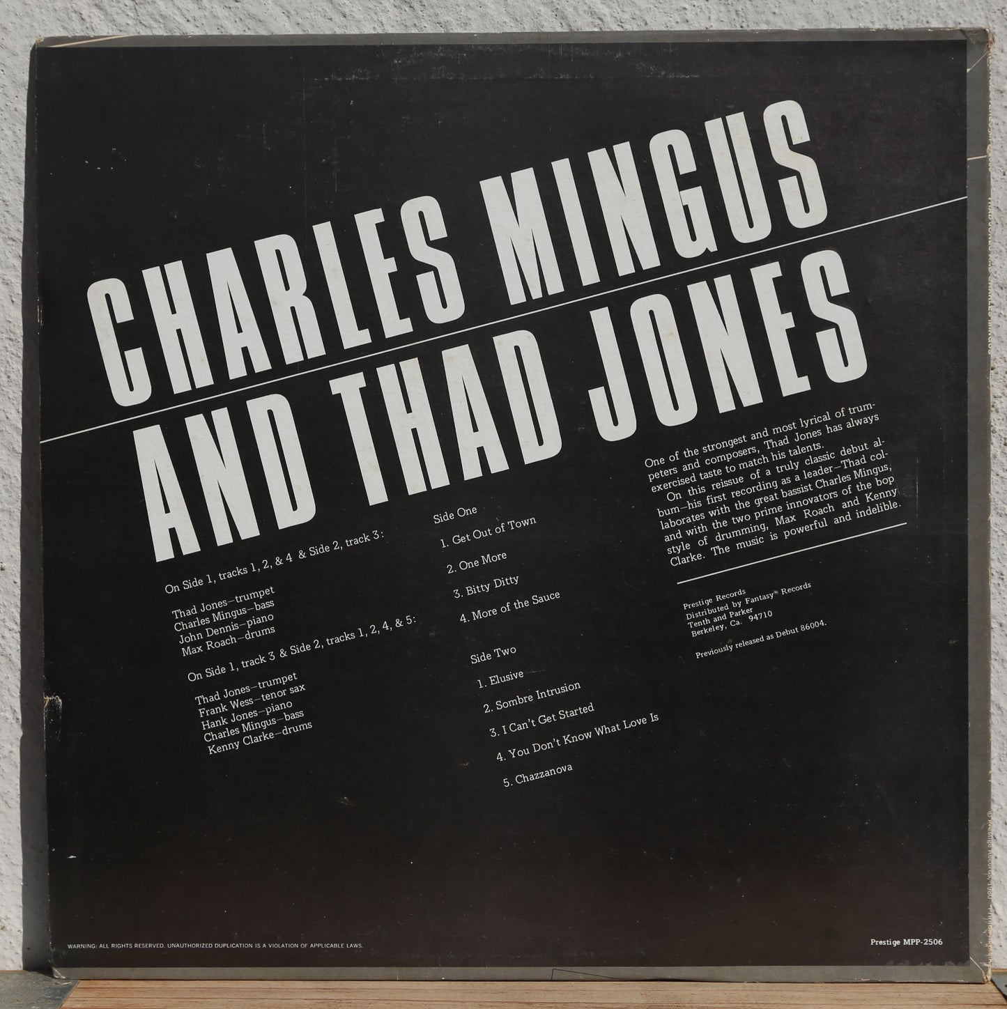 Thad Jones and Charles Mingus - Thad Jones and Charles Mingus