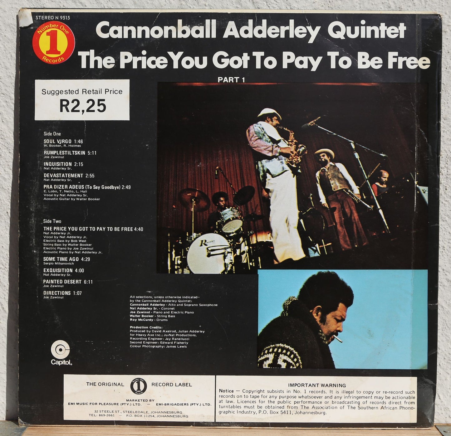 Cannonball Adderley Quintet - The price you got to pay to be free. Part 1