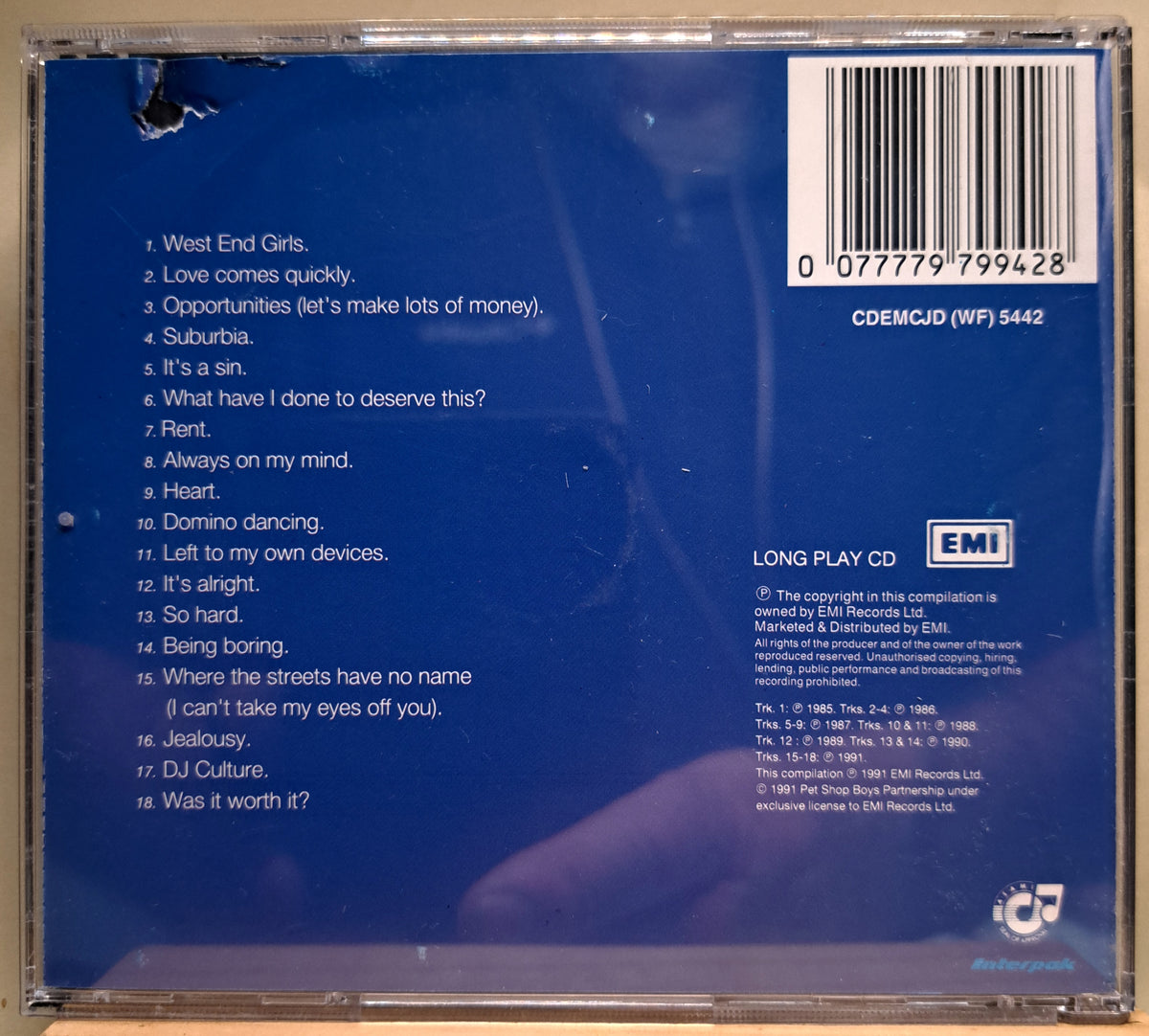 Pet Shop Boys - Discography, the complete singles collection (cd)