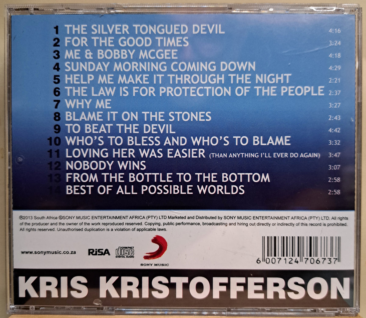 Kris Kristofferson - 14 Great Hits (cd)