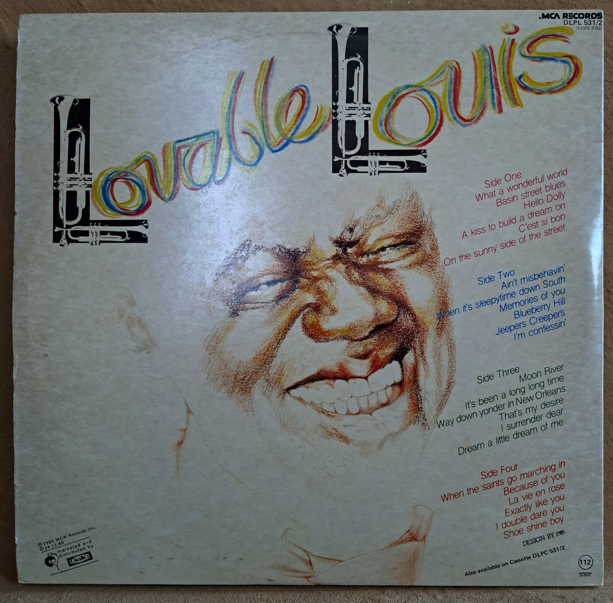 Louis Armstrong- Lovable Louis (double LP)