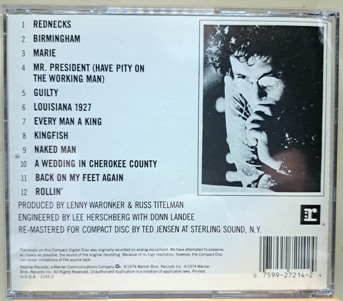 Randy Newman - Good old boys (cd)