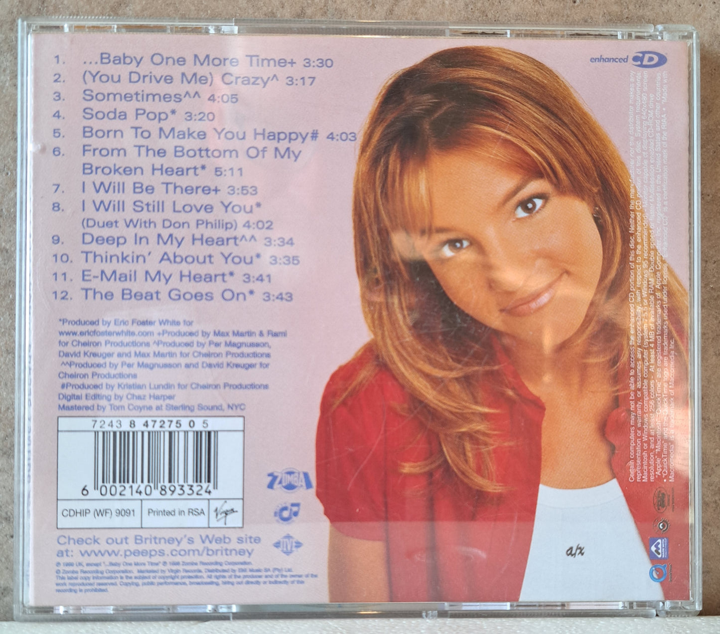 Britney Spears - ...baby one more time (cd)