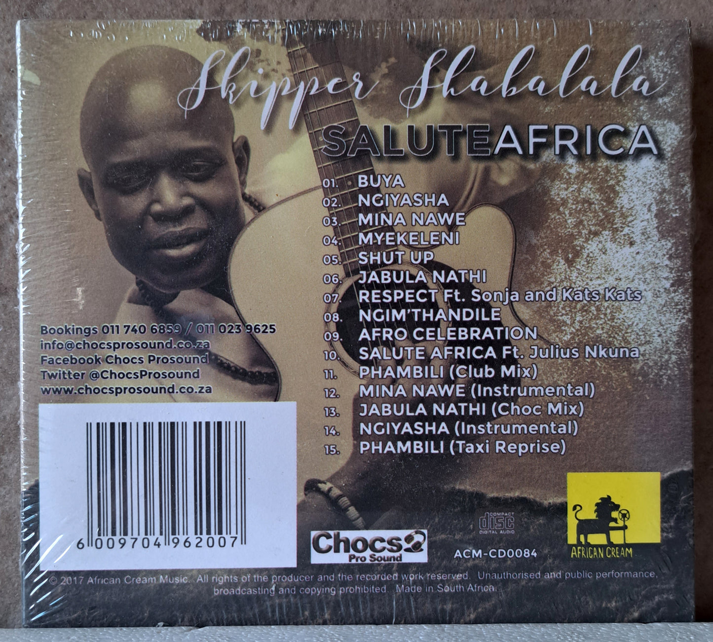 Skipper Shabalala - Salute Africa (cd)