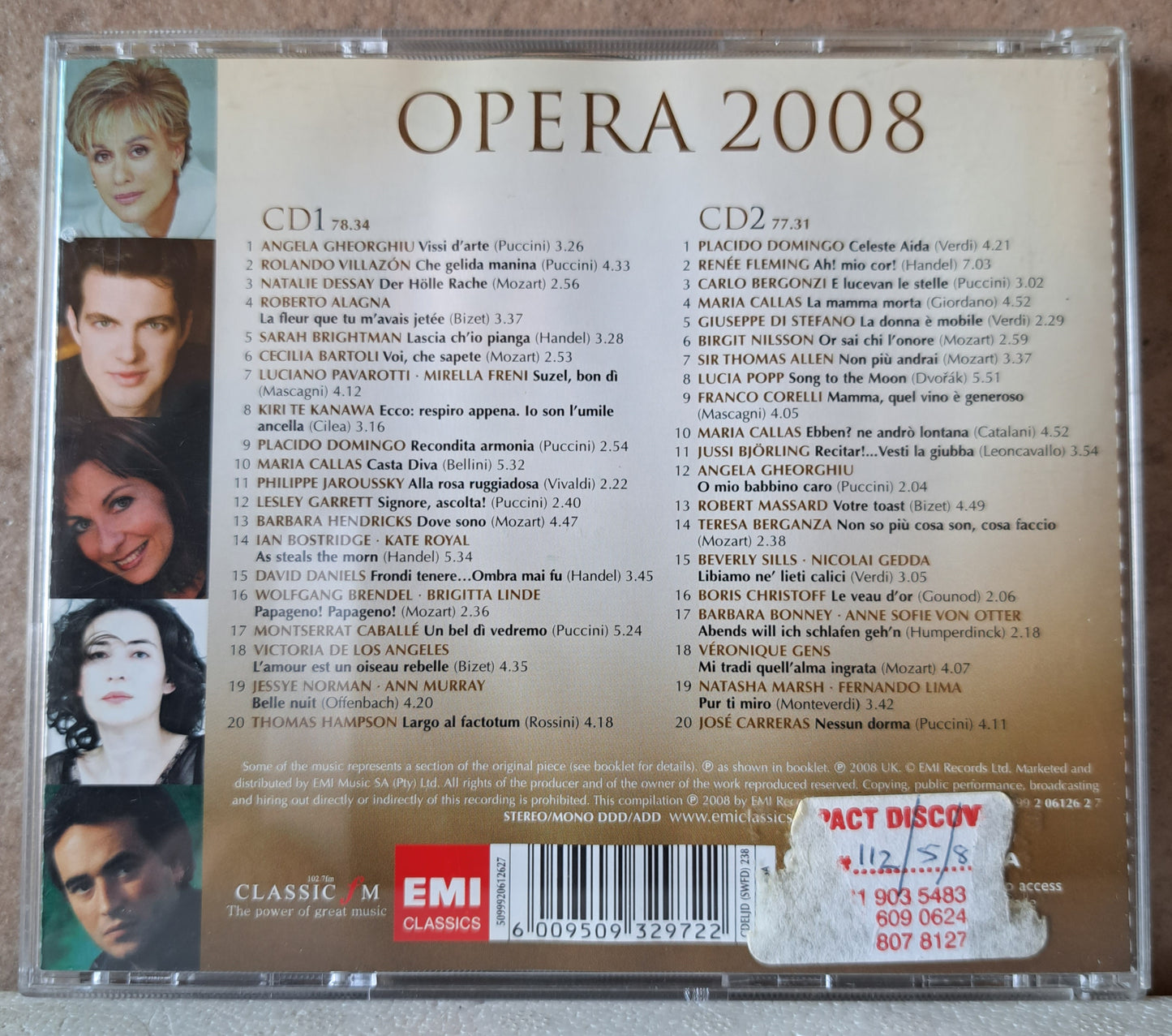 Opera 2008 - 2 disc set (cd)