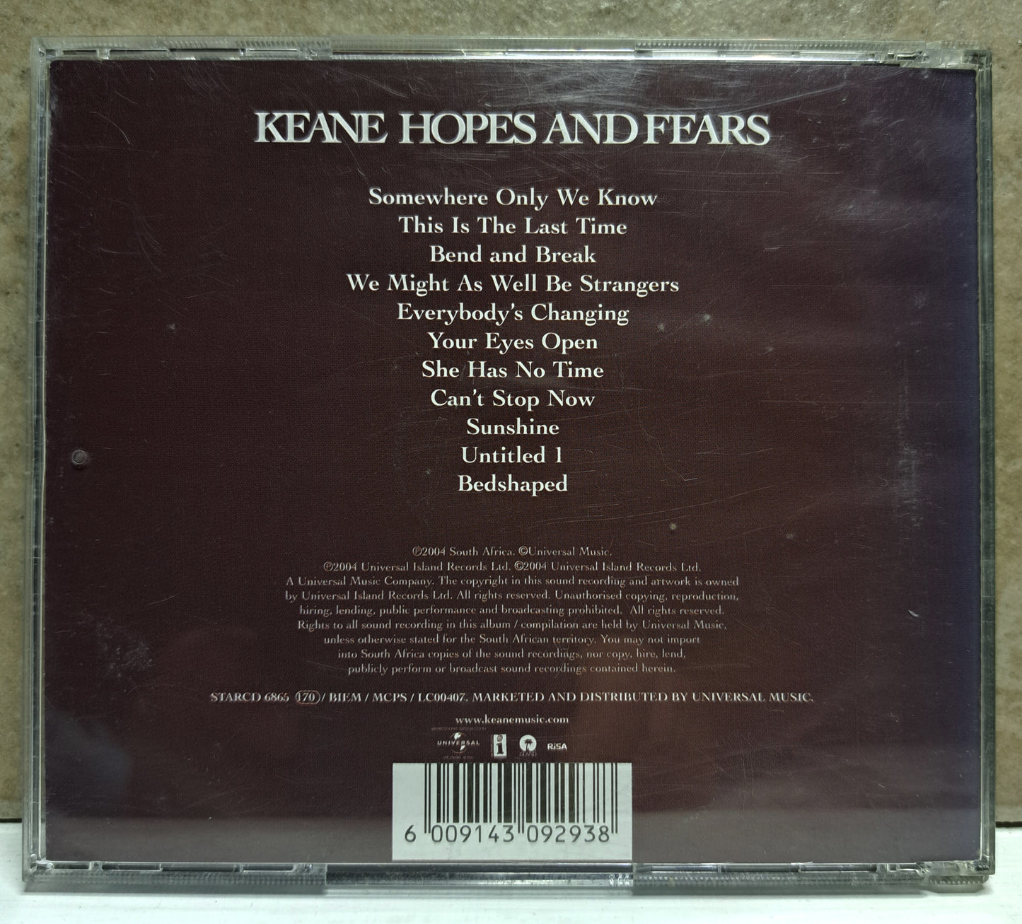 Keane - Hopes and Fears (cd)