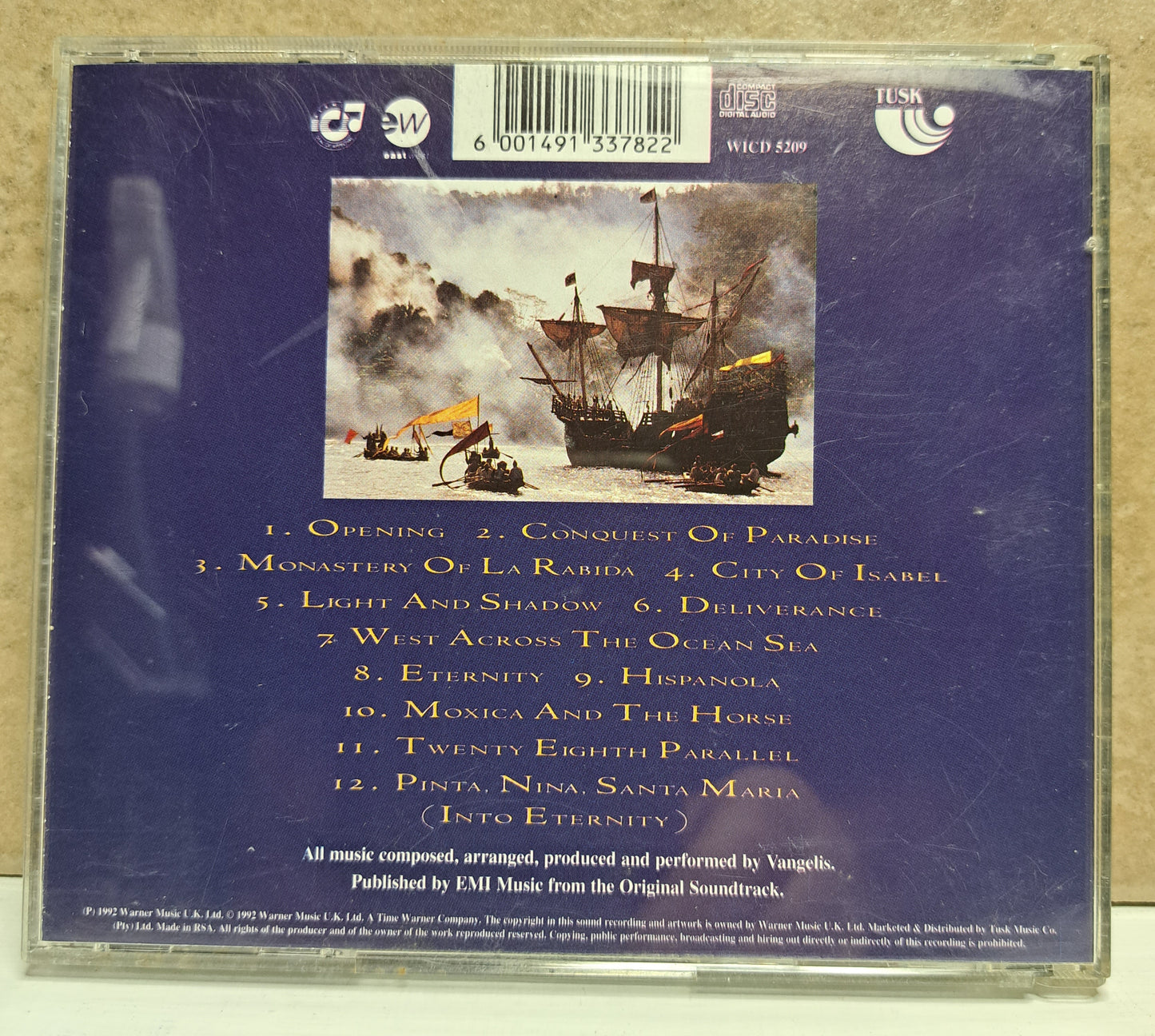 Vangelis - 1492 Conquest of Paradise (cd)