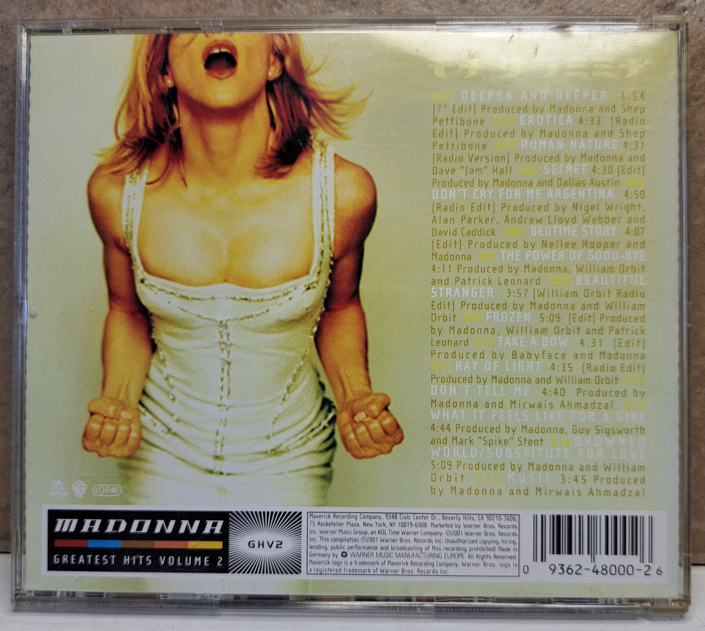 Madonna - Greatest Hits Volume 2 (cd)