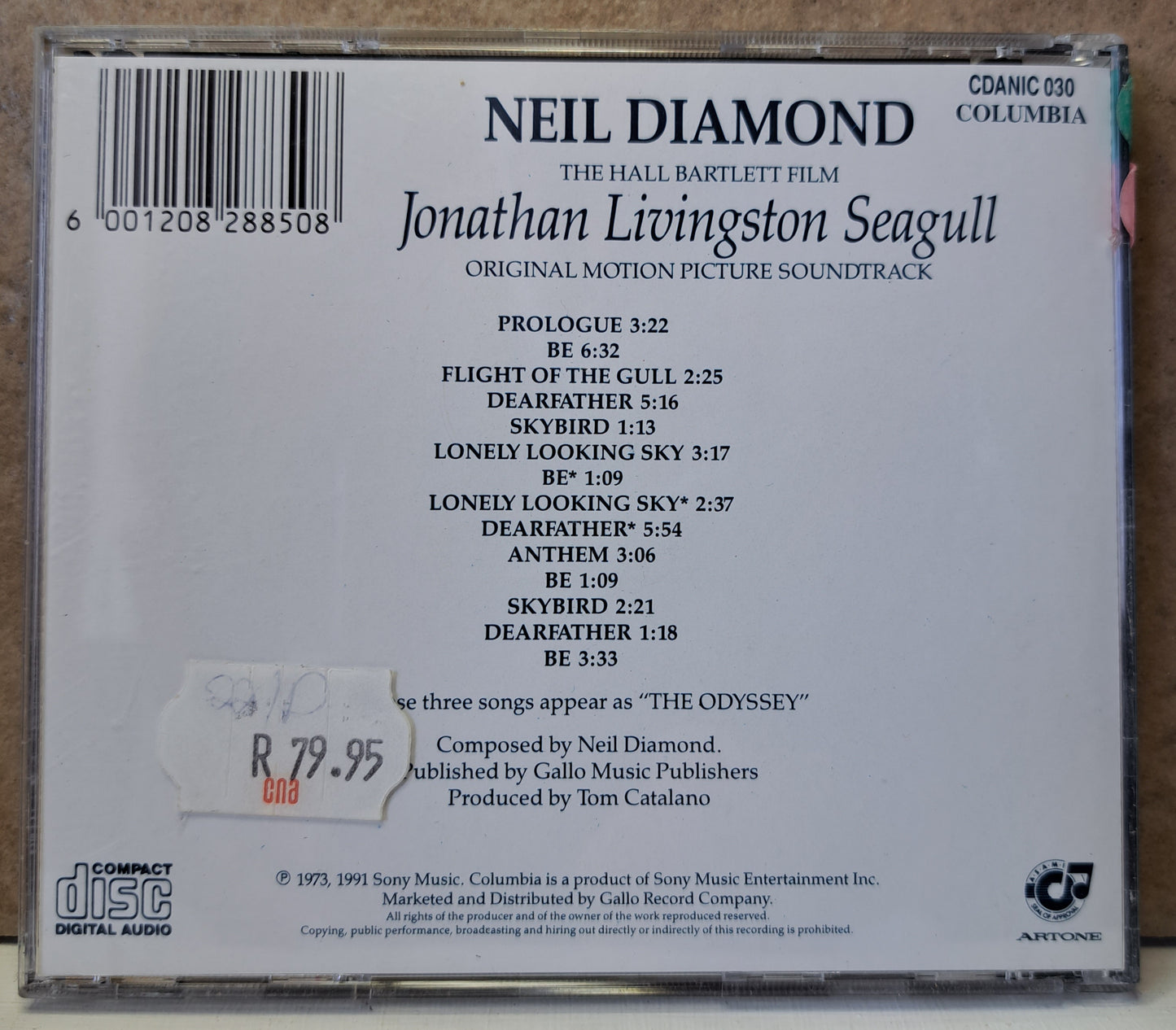 Neil Diamond - Jonathan Livingston Seagull (cd)