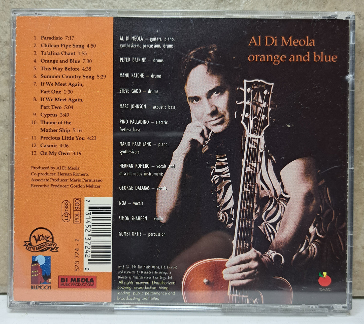 Al Di Meola - Orange and blue (cd)