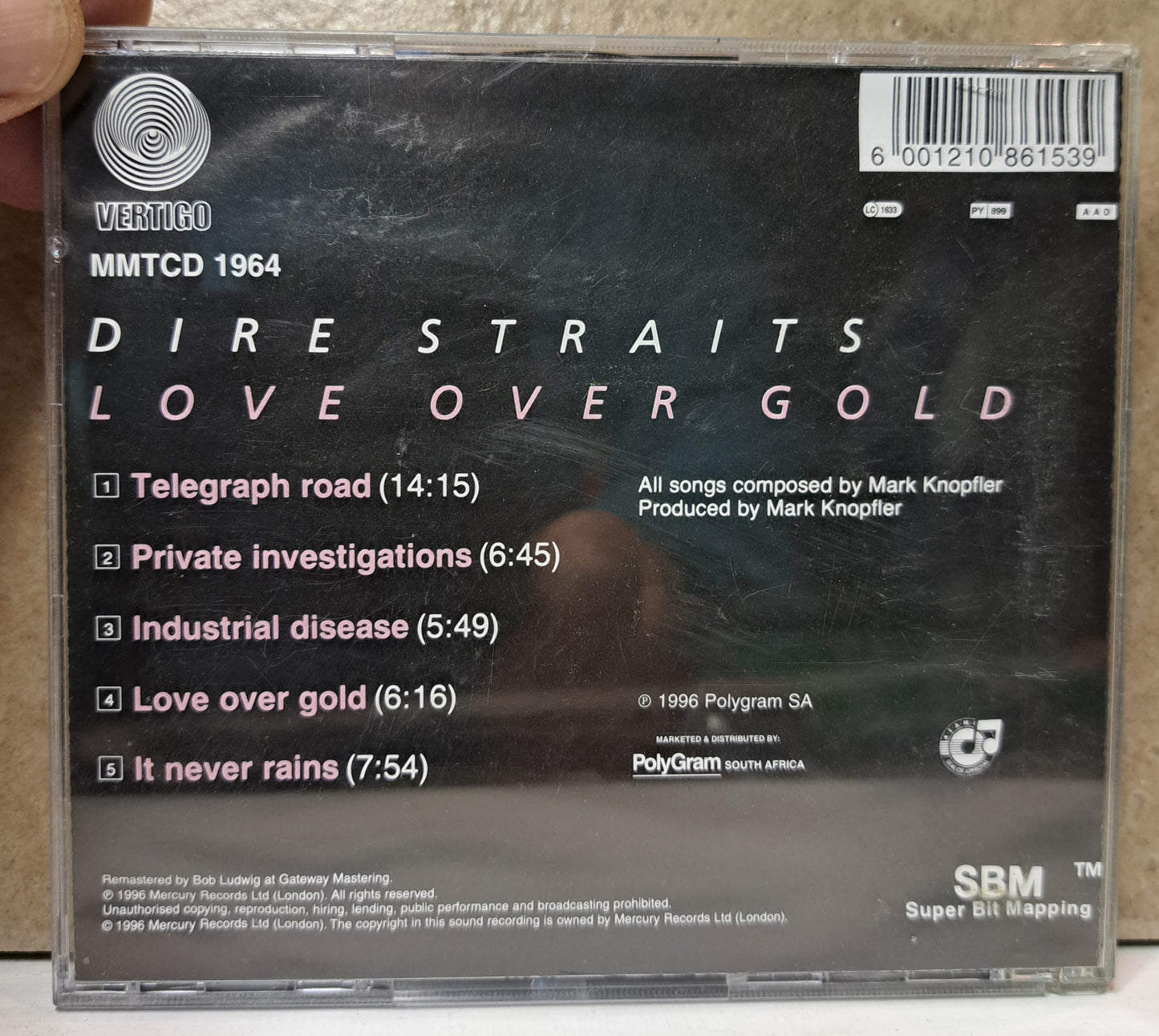 Dire Straits - Love over gold (cd)