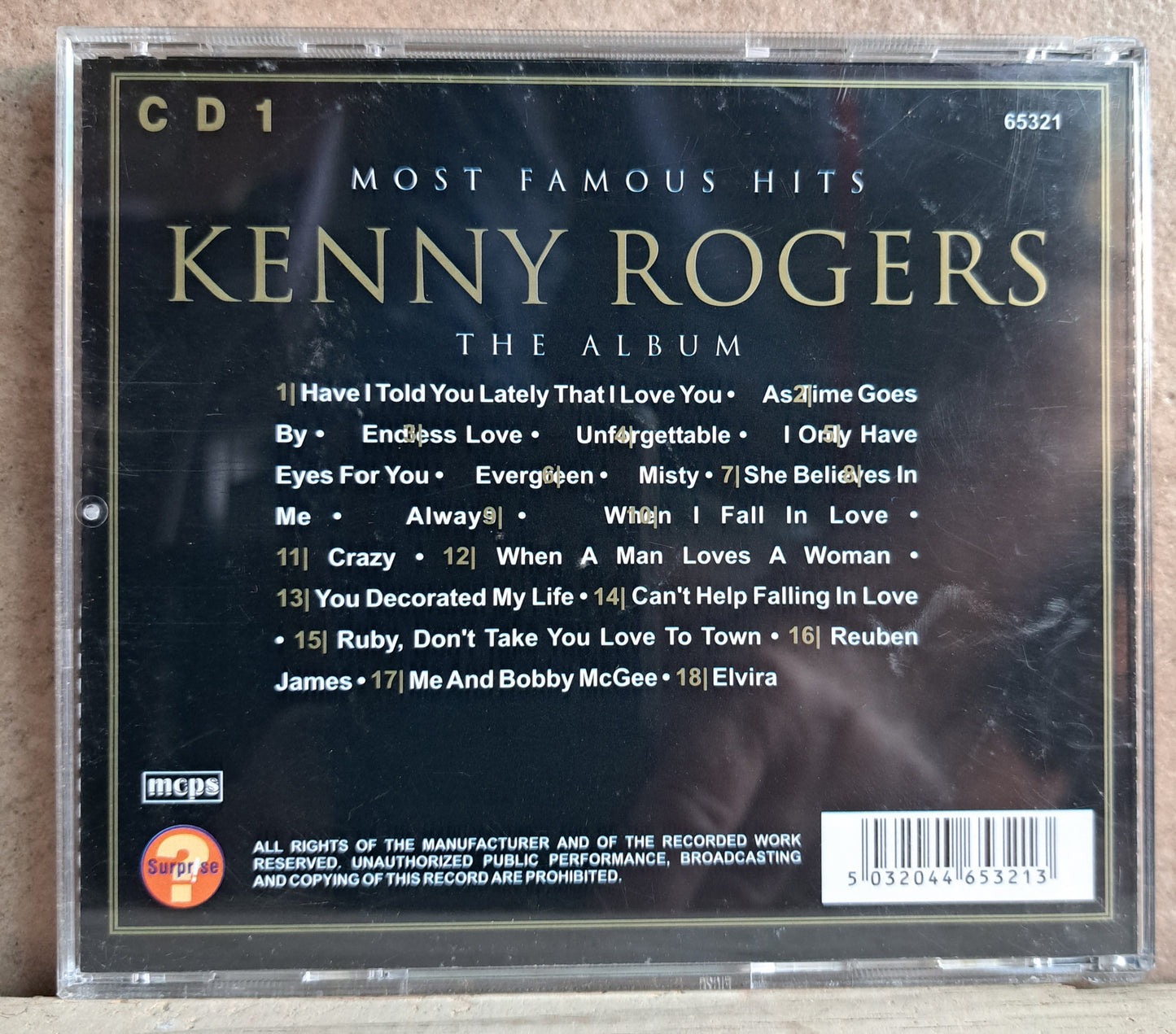 Kenny Rogers - The Album (Most Famous Hits) cd