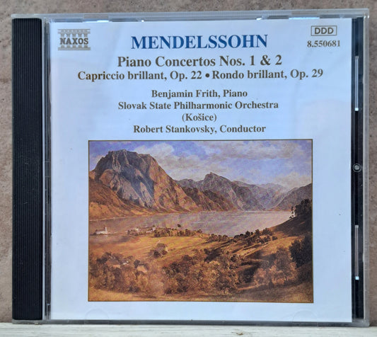 Mendelssohn - Piano Concertos Nos. 1 & 2 (cd)