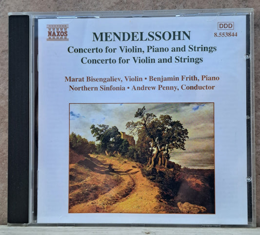 Mendelssohn - Concerto for violin, piano and strings (cd)