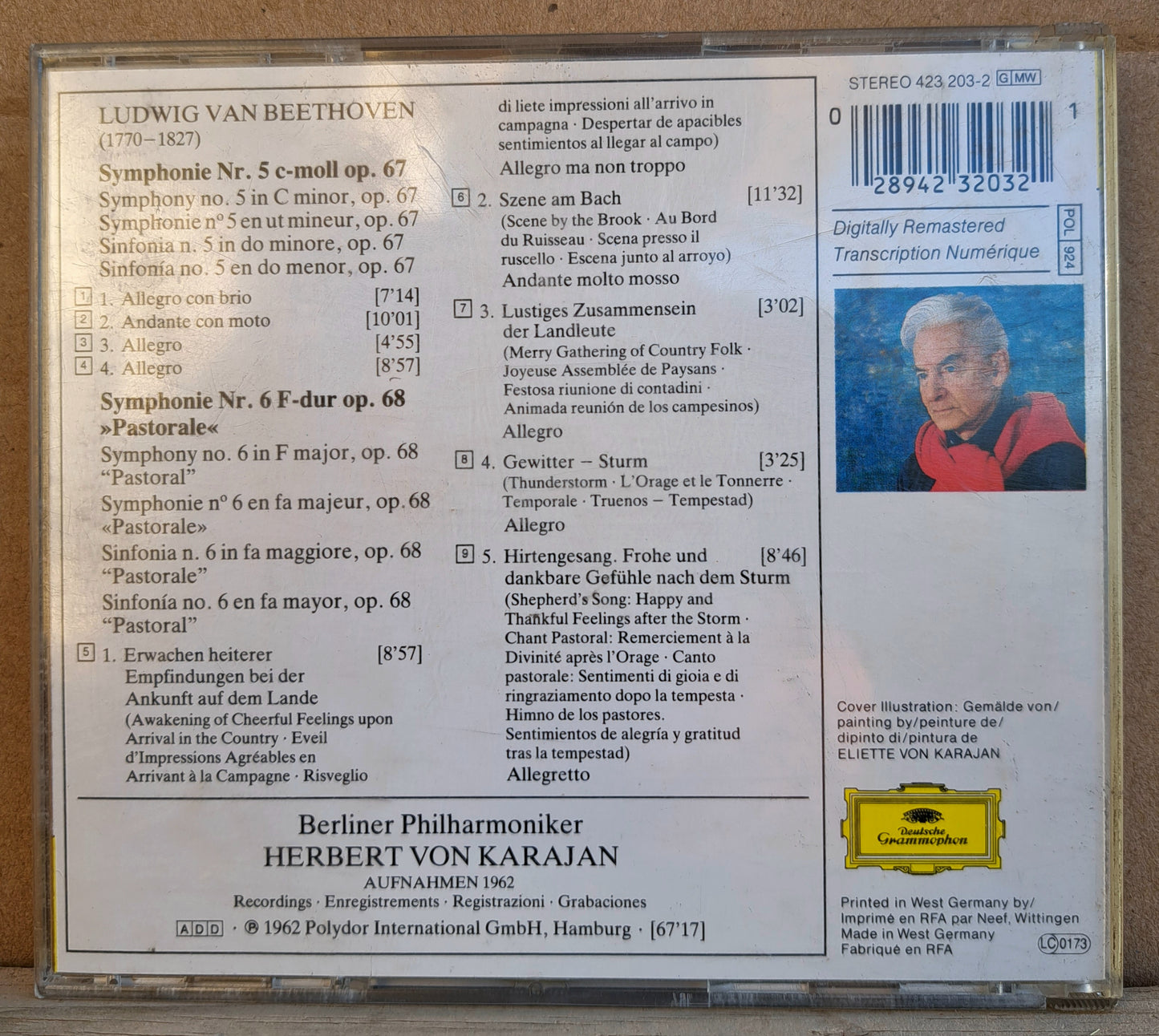 Beethoven - Symphonie Nr. 5 and 6 (Karajan edition) cd
