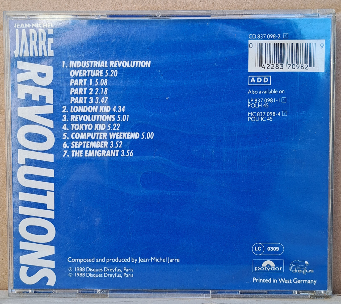 Jean Michel Jarre - Revolutions (cd)