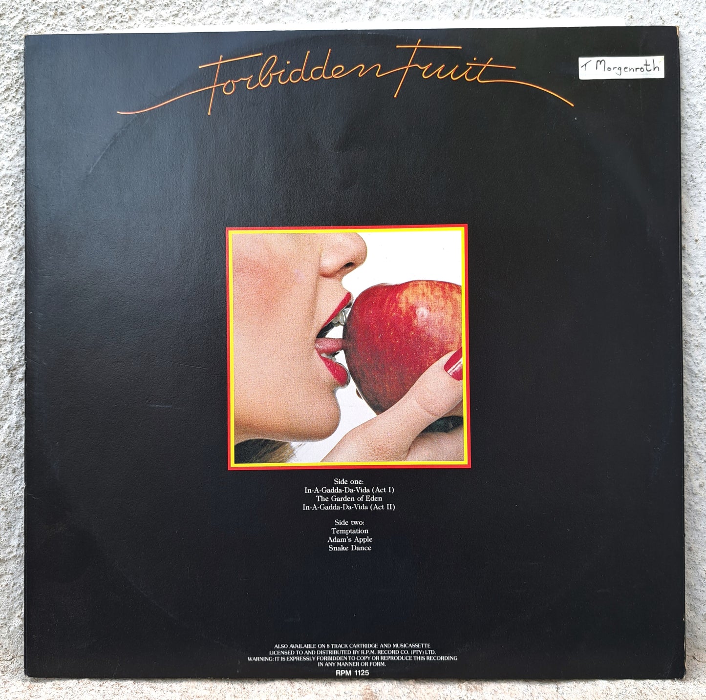 Hot R.S. - Forbidden Fruit ( inner sleeve only)