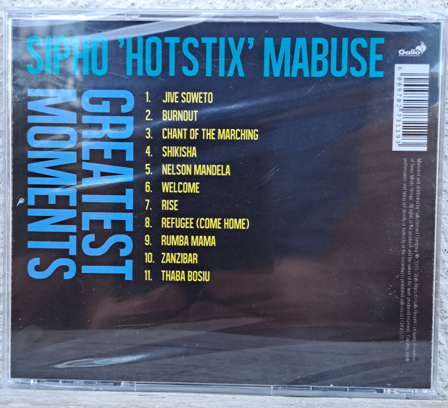 Sipho Hotstix Mabuse - Greatest moments (new/sealed) cd