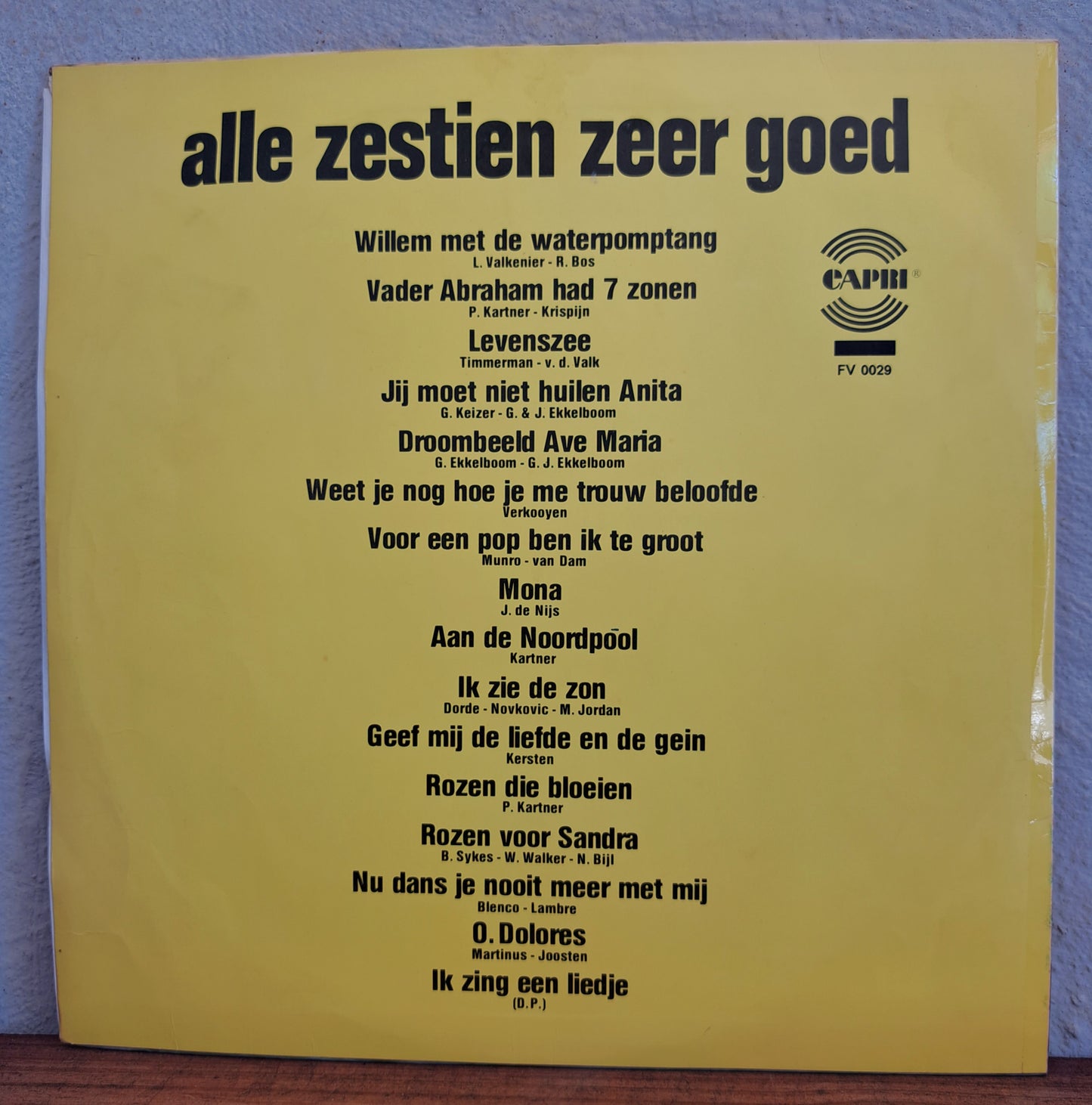 Alle zestien zeer goed (Nederlands)