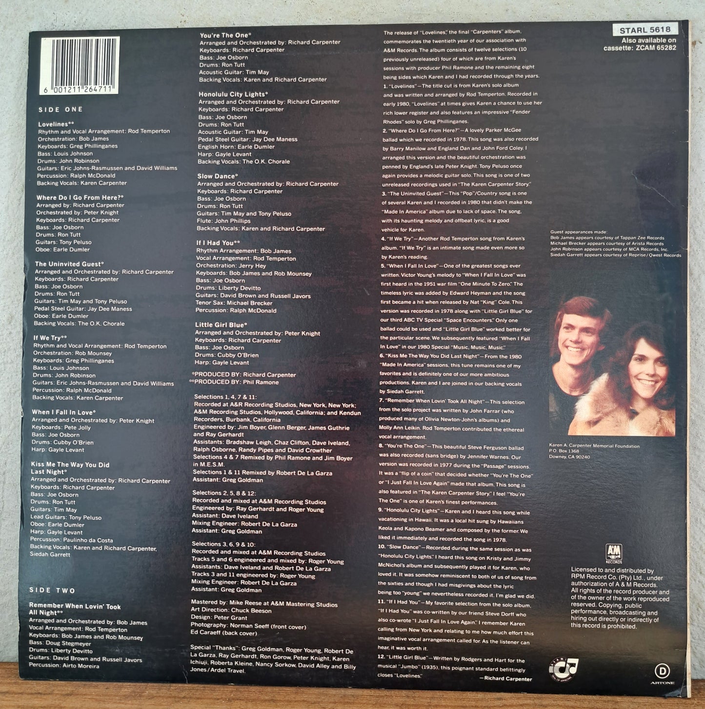 The Carpenters - Lovelines