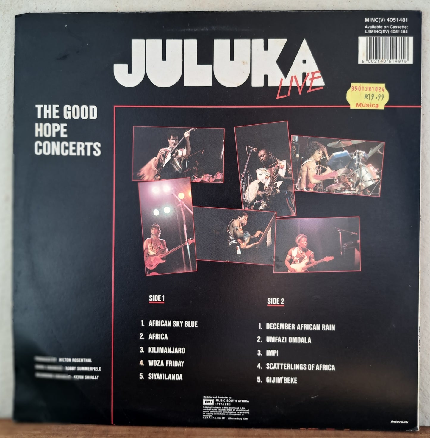 Juluka - Live, The Good Hope Concerts