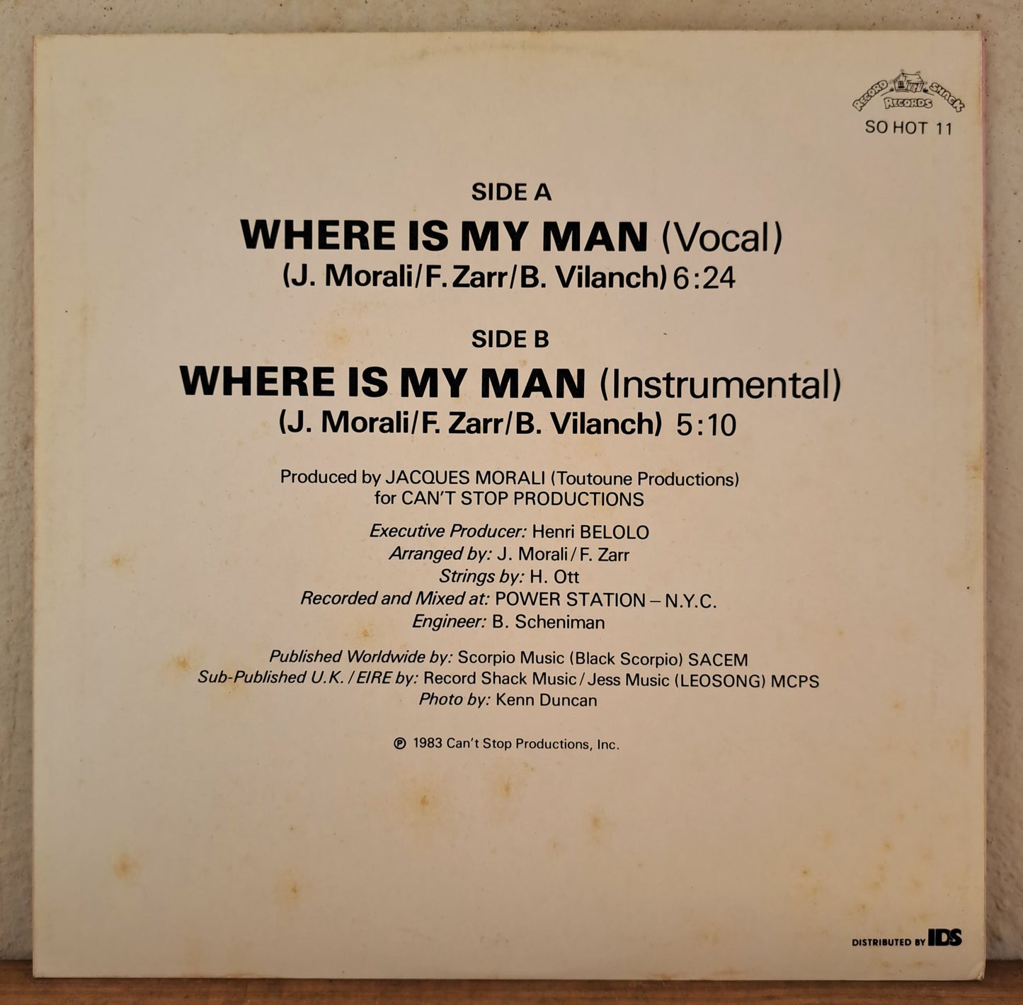 Earth Kitt - Where is my man (12" maxi single)