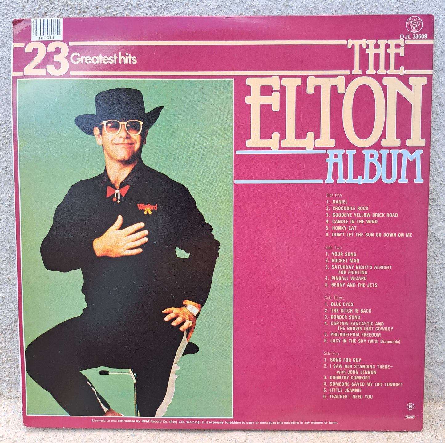 Elton John - The Elton John album, 23 greatest hits (double album)