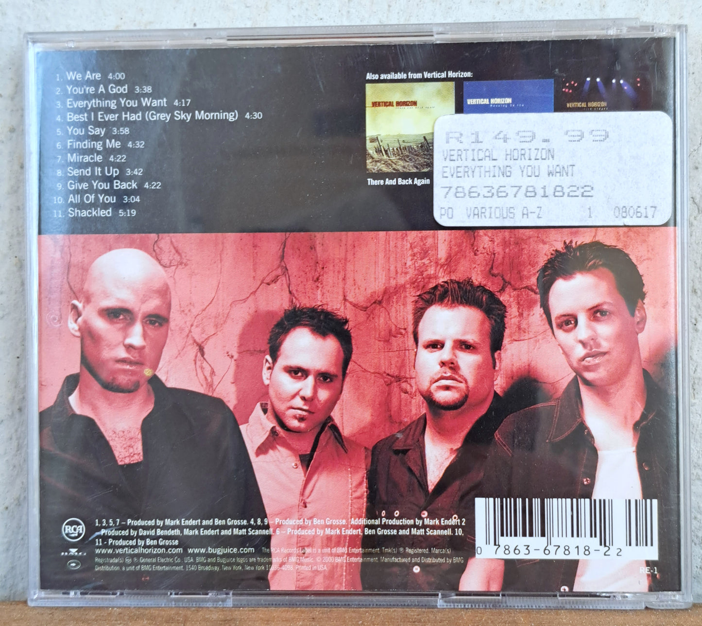 Vertical Horizon - Everything you want (cd)